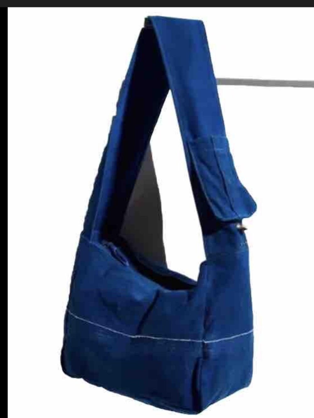 We The Free Waxed Canvas Zip Sling Bag Icelandis Blue - Picture 14 of 16